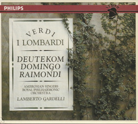 Verdi / Deutekom / Domingo / Gardelli: I Lombardi 2CD Box (Käyt)
