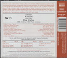 Verdi / Ryhänen / Cleveman /Mattei / Hold-Garrido: Don Carlos 3CD Käyt