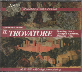 Verdi / Björling / Greco / Castagna / Calusio: Il Trovatore 2CD (Käyt)