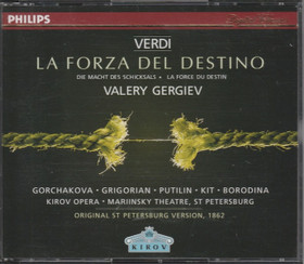 Verdi: La Forza del Destino - Original St Petersburg Version 1862. 3CD