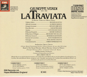 Verdi / Scotto / Kraus / Bruson / Muti: La Traviata 3CD Box (Käyt)