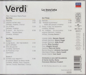 Verdi / Tebaldi /Molinari-Pradelli: La Traviata (Highlights) CD (Käyt)