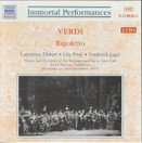 Verdi / Tibbett / Pons / Jagel / Panizza: Rigoletto 2CD (Käyt)