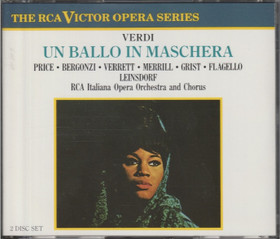 Verdi / Price / Bergonzi /Leindsdorf: Un Ballo In Maschera 2CD (Käyt)