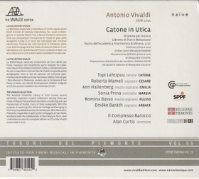 Antonio Vivaldi / Topi Lehtipuu / Alan Curtis: Catone In Utica 3CD Box