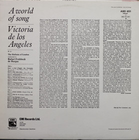 Victoria De Los Angeles: A World Of Song LP (Käyt)