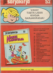 Semicin sarjakirja 52 - Ville Vallaton. K3- (Käyt)