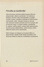 Päiviö Kangas: Virroilta ja karikiviltä K3- (Käyt)