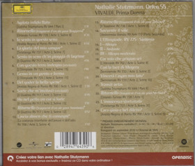 Nathalie Stutzmann / Vivaldi: Prima Donna CD (Käyt)