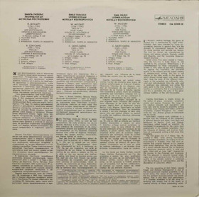 W. Mozart / C. Saint-Saëns / Emil Gilels: Trio No. 1 For Piano LP Käyt