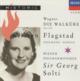 Wagner / Flagstad / Edelmann /Solti: Die Walküre, Act III. CD (Käyt)