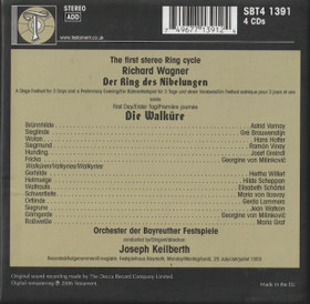 Richard Wagner: Die Walküre - Recorded Live At The 1955. 4CD Box Käyt