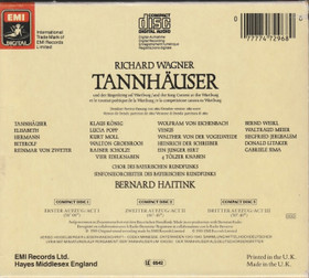 Wagner / König / Popp / Weikl / Haitink: Tannhäuser 3CD Box (Käyt)