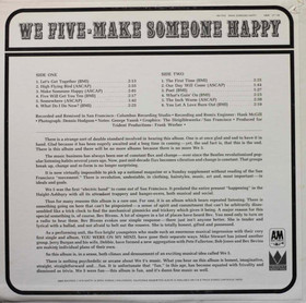 We Five: Make Someone Happy LP (Käyt)