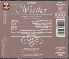 Massenet / Elie Cohen: Werther 2CD (Käyt)