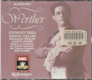 Massenet / Elie Cohen: Werther 2CD (Käyt)