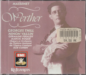 Massenet / Elie Cohen: Werther 2CD (Käyt)