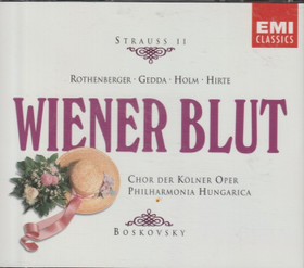 Strauss II / Willi Boskovsky: Wiener Blut (Vienna Blood) 2CD (Käyt)