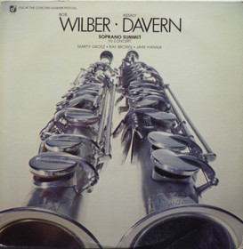 Bob Wilber / Ken Davern: Soprano Summit In Concert LP (Käyt)