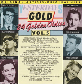 V/A: Yesterdays Gold Vol. 5 (24 Golden Oldies) CD (Käyt)