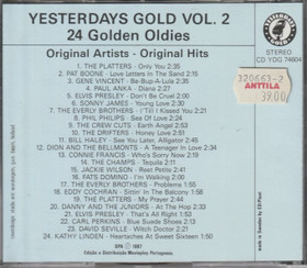 V/A: Yesterdays Gold Vol. 2 (24 Golden Oldies) CD (Käyt)