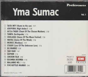Yma Sumac: Préférences Vol. 1 - 