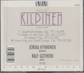 Yrjö Kilpinen / Jorma Hynninen / Ralf Gothóni: Songs CD (Käyt)