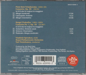 Tchaikovsky / Prokofiev / Spivakov / Temirkanov: Violin Concertos CD