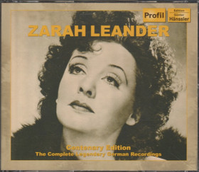 Zarah Leander: Centenary Edition 2CD (Käyt)