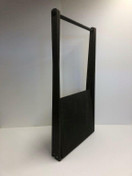 Urho kokoontaittuva puunsäilytysteline, musta