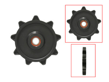 Kääntöpyörä 180mm 9H 2,52