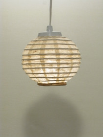 Lokta-minipallo 15 cm, luonnonvalkoinen, bamburenkaat