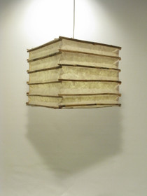 Lokta-kuutio 30x30x30cm, luonnonvalkoinen