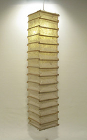 Lokta-kuutio 16x16x90cm, luonnonvalkoinen