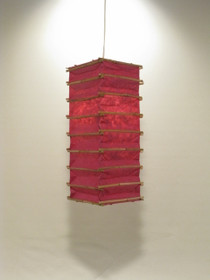 Lokta-kuutio 16x16x45cm, pinkki