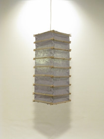 Lokta-kuutio 16x16x45cm, harmaa