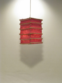 Lokta-kuutio 16x16x30cm, pinkki