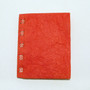 Vieraskirja A5, ryppykansi ja punos, punainen