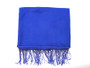 Pashmina shawl, luxury, bright blue 'royal'