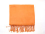 Pashmina shawl. luxury, orange