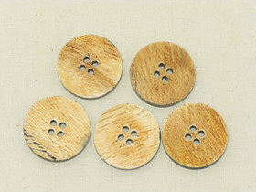 Puhvelinsarvinappi, pyöreä 30mm