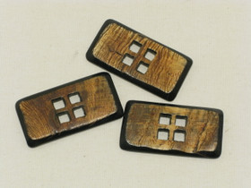 Puhvelinsarvinappi, neliöreikäinen suorakulmio