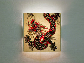 Seinävalaisin, lohikäärme 1, harmaa runko