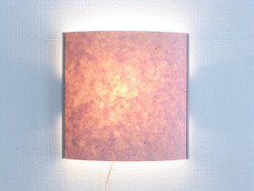 Seinävalaisin, vaaleanpunainen, harmaa runko
