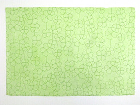 50x75cm RRS isokukka, vaaleanvihreä vihreällä painatuksella