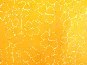 50x75cm RRS isokukka, keltainen valkoisella painatuksella