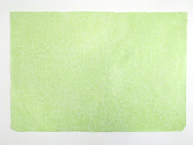 50x75cm RRS isokukka, vaaleanvihreä valkoisella painatuksella