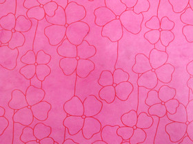 50x75cm RRS isokukka, pinkki punaisella painatuksella