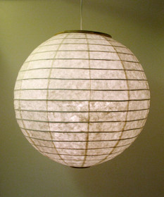 Lokta-pallo 80 cm, luonnonvalkoinen