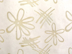 50x75cm mehiläisvahapainatus, iso kukka